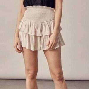 Mustard Seed Tan Skort